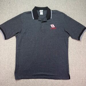 Chase Authentics Dale Earnhardt Jr #8 NASCAR Racing Polo Shirt Mens XL Black